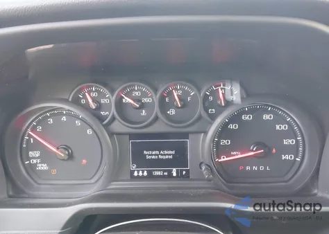 2024 Chevrolet Silverado 1500 2Wd Short Bed Custom из США, поврежденный, VIN 1GCPABEK4RZ234717